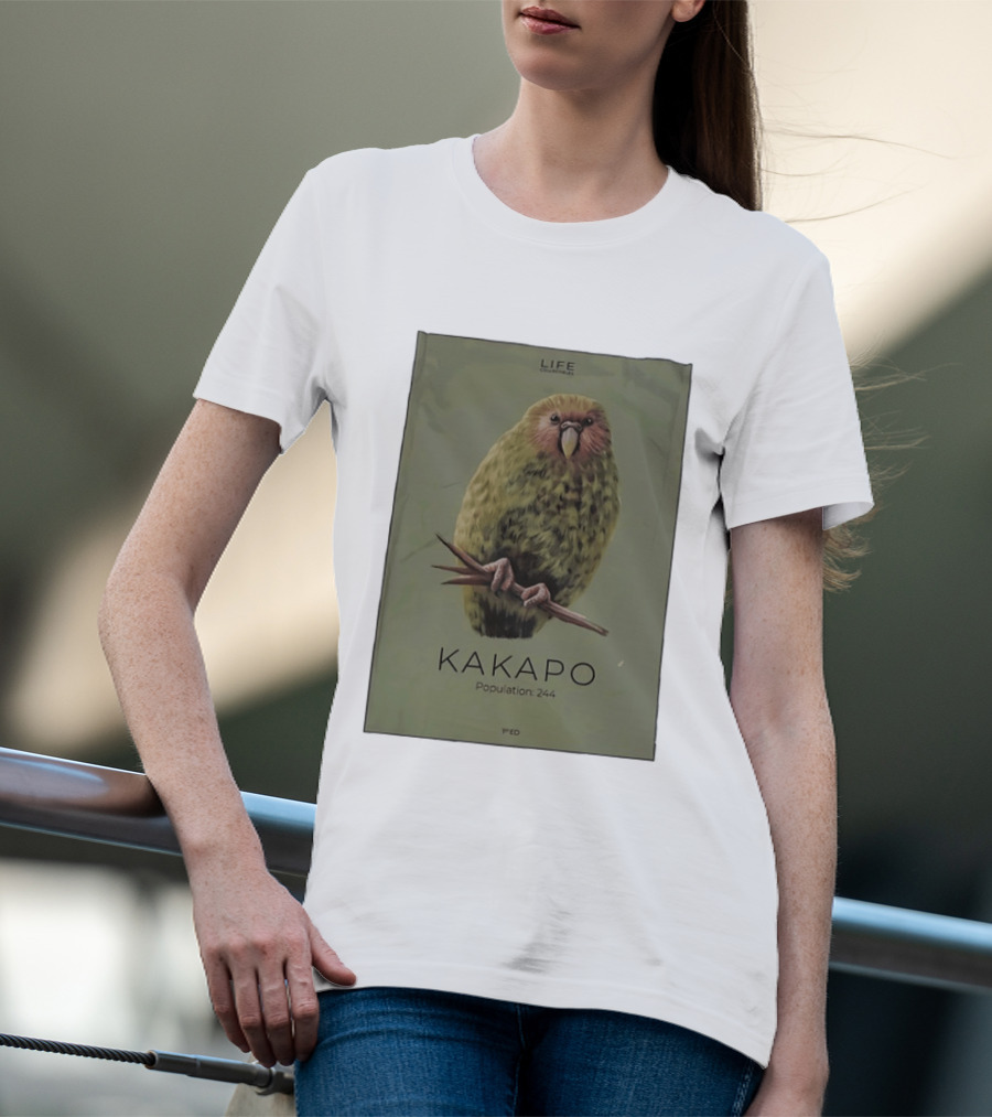 Life Conservation Kakapo Population 244 1st Edition T-Shirt