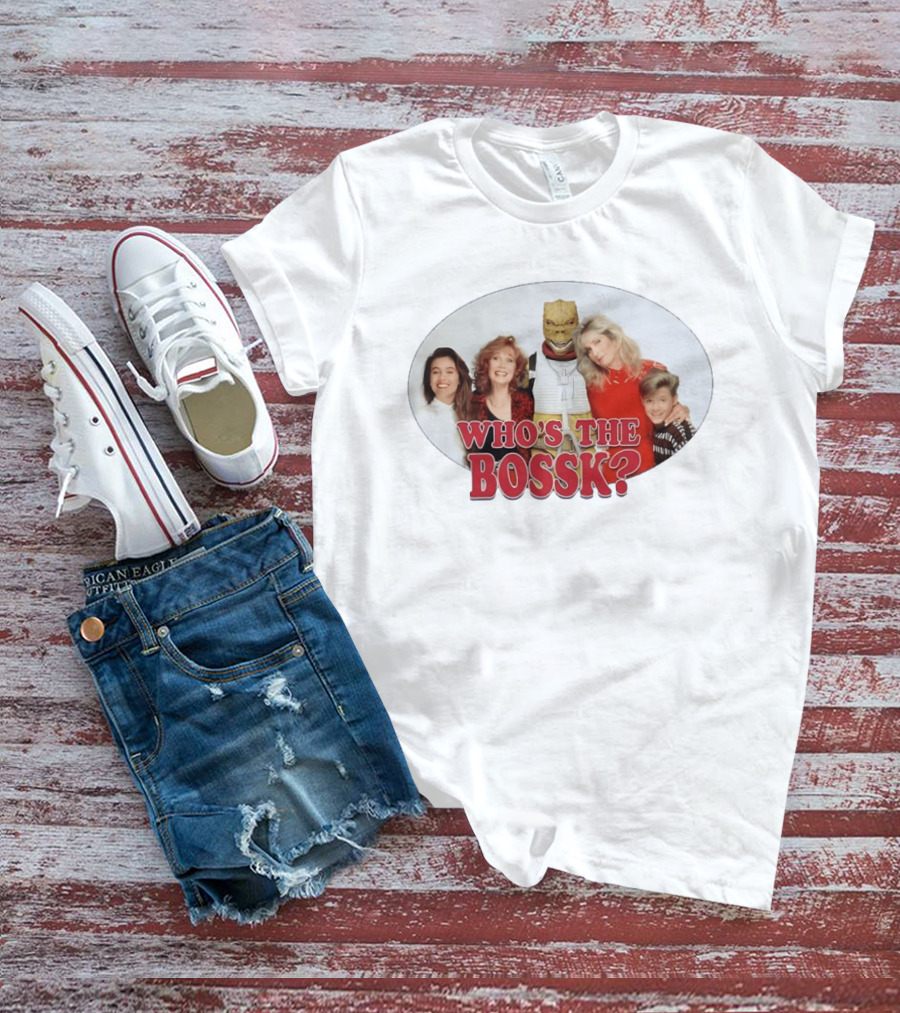 Who's The Bossk Star Wars Mashup 80s TV Sitcom T-Shirt