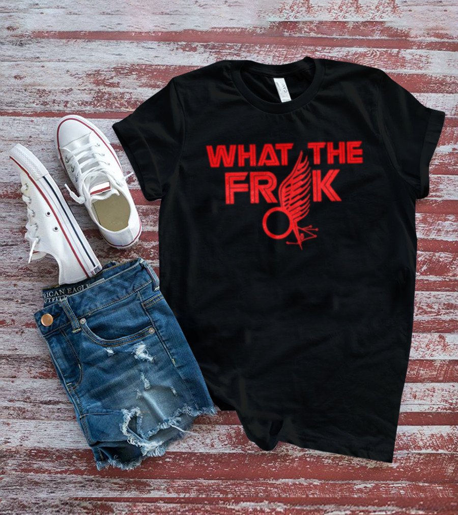 What The Frk Winged Ring Symbol CLE T-Shirt