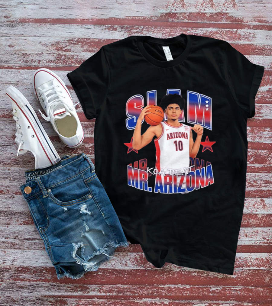 Koa Peat Arizona Basketball Slam Mr Arizona T-Shirt