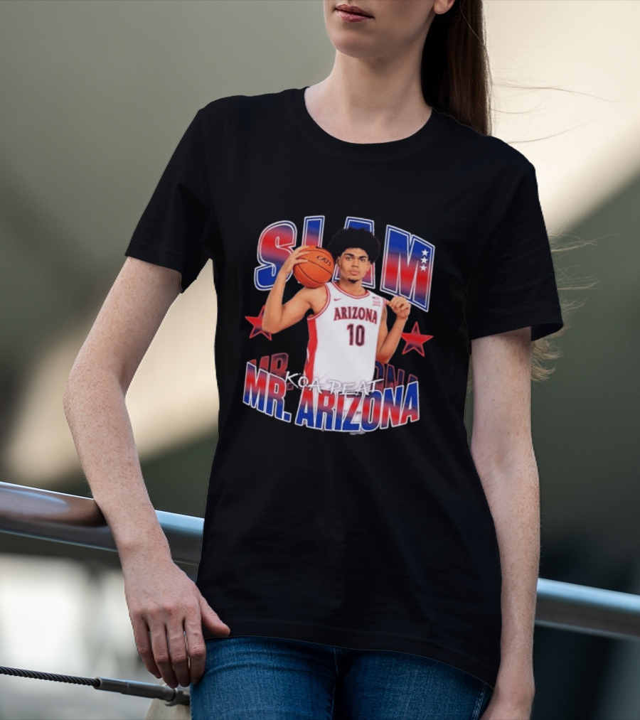 Koa Peat Arizona Basketball Slam Mr Arizona T-Shirt