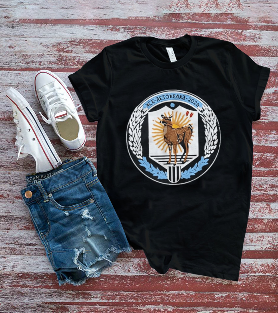 MCR Argentina 2026 Lama Emblem With Sun Laurel Leaves T-Shirt