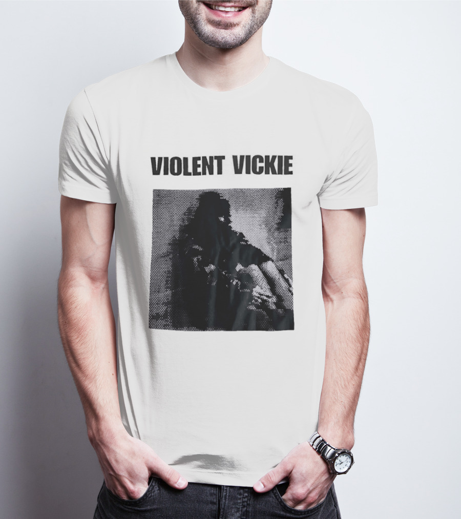Violent Vickie Pixel Art Visual T-Shirt
