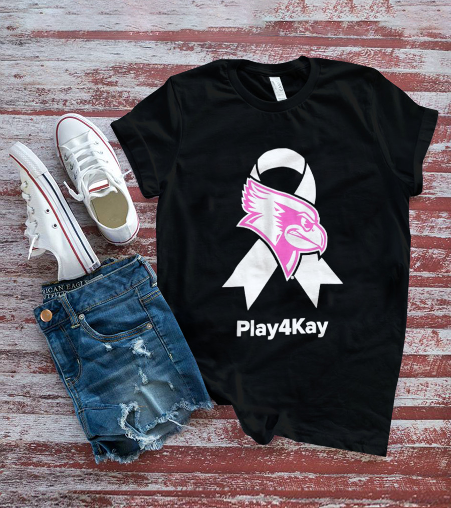 Illinois State Redbirds Play4Kay Pink Ribbon Awareness T-Shirt