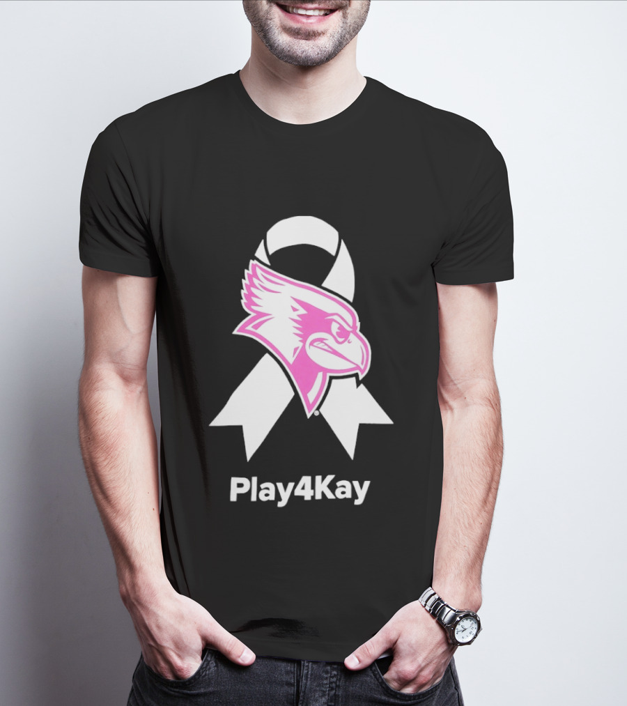 Illinois State Redbirds Play4Kay Pink Ribbon Awareness T-Shirt