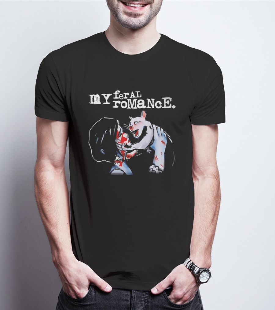 My Feral Romance Bear And Tiger Confrontation T-Shirt