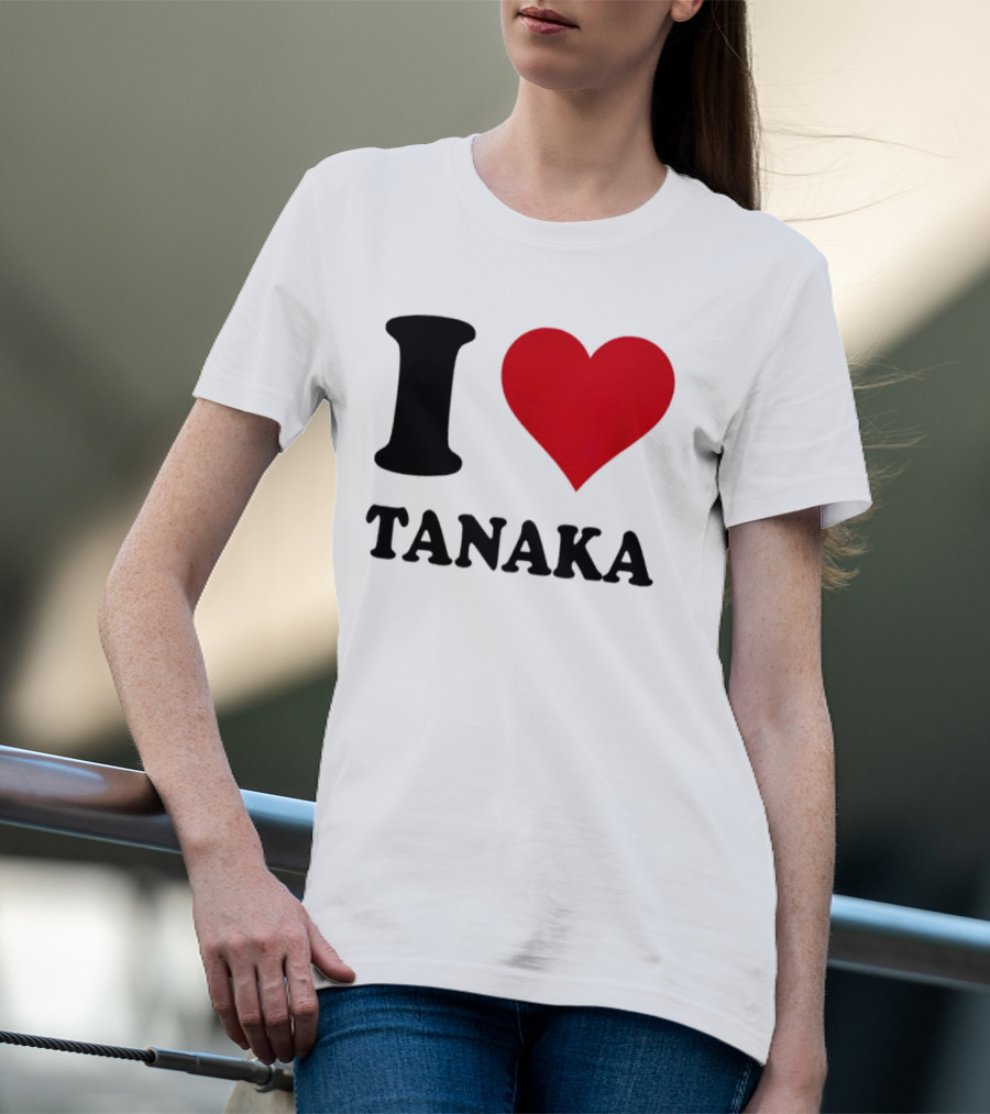 I Love Tanaka Ao Tanaka Leeds United FC T-Shirt