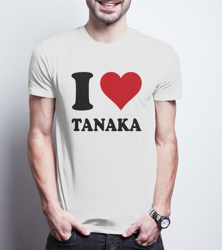 I Love Tanaka Ao Tanaka Leeds United FC T-Shirt