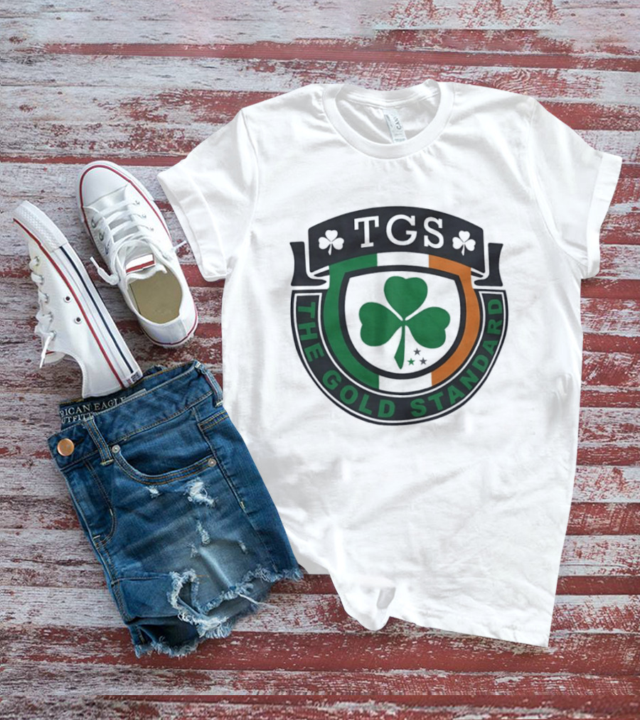 TGS The Gold Standard Shamrock Emblem With Irish T-Shirt