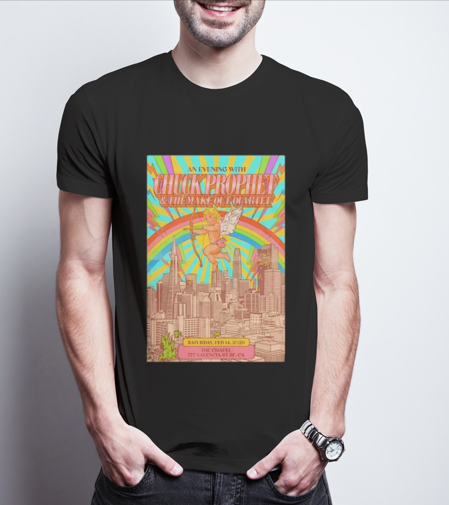 An Evening With Chuck Prophet & The Make Out Quartet Feb 14 2026 San Francisco The Chapel T-Shirt