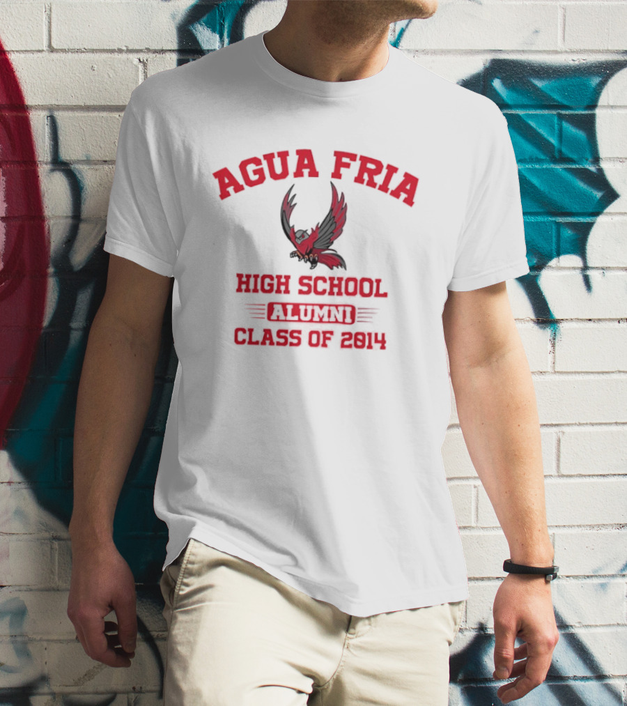 Agua Fria High School Alumni Class Of 2014 Falcon T-Shirt