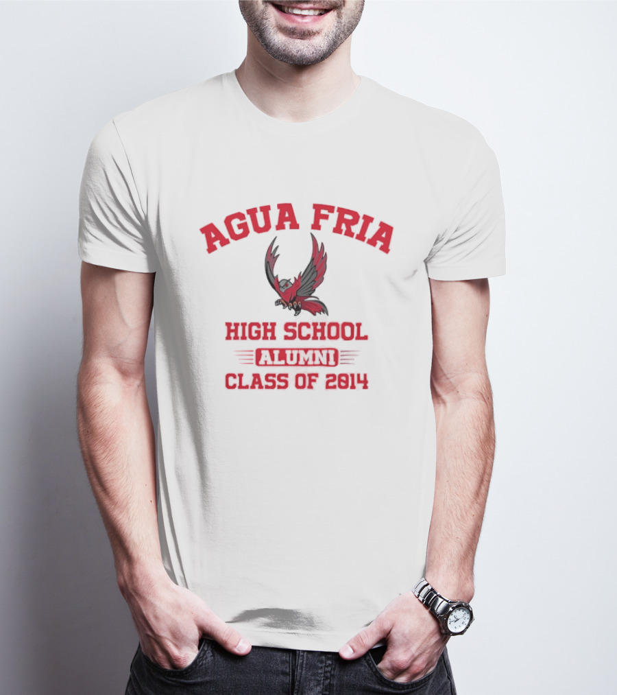 Agua Fria High School Alumni Class Of 2014 Falcon T-Shirt