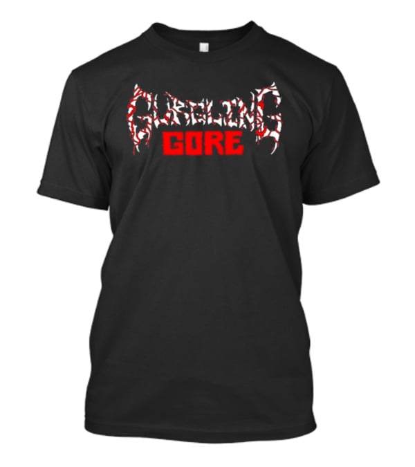 Gurgling Gore Death Metal Fan Favorite Distorted Lettering T-Shirt