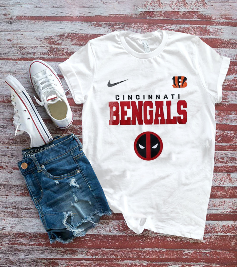 Nike Cincinnati Bengals Deadpool Icon Collaboration T-Shirt