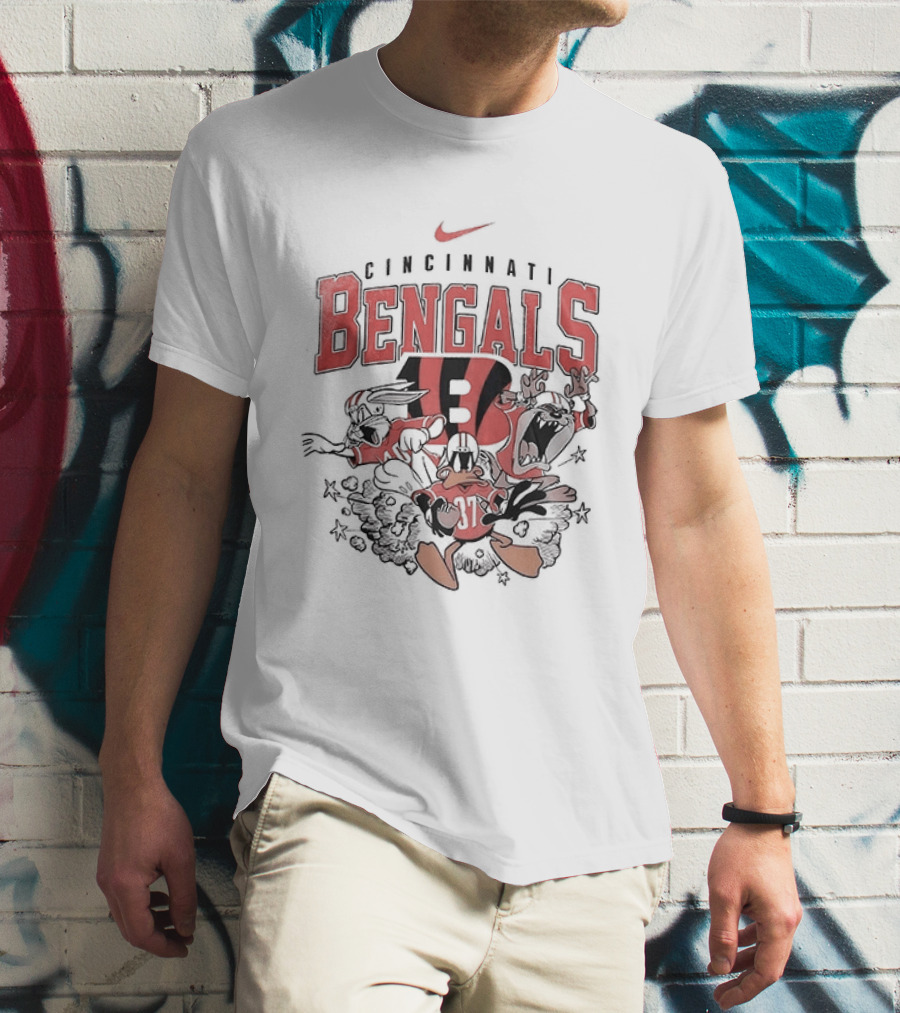 Cincinnati Bengals Looney Tunes Nike Collaboration T-Shirt