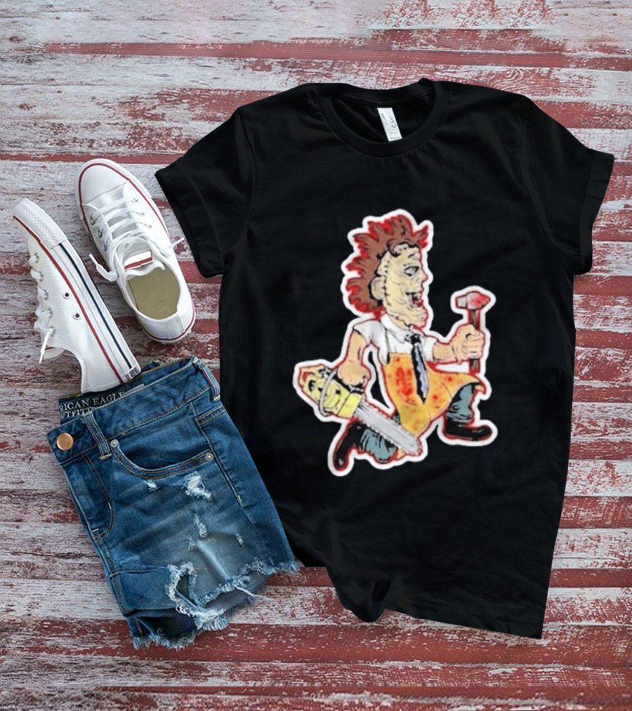 Insane Clown Posse X Leatherface Chainsaw Character Collaboration T-Shirt