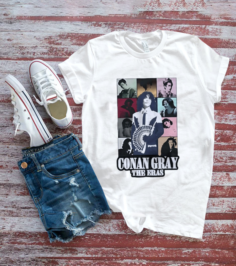 Conan Gray The Eras Tour Vintage Pop Collage T-Shirt