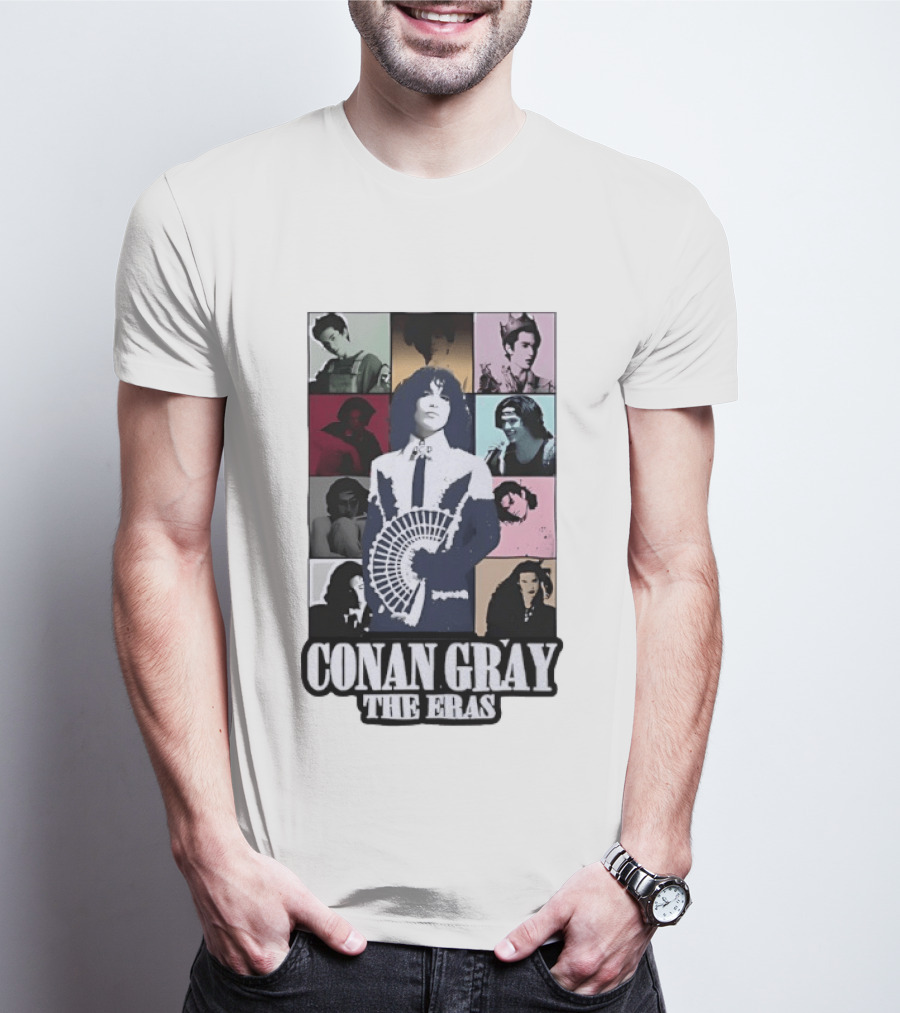 Conan Gray The Eras Tour Vintage Pop Collage T-Shirt