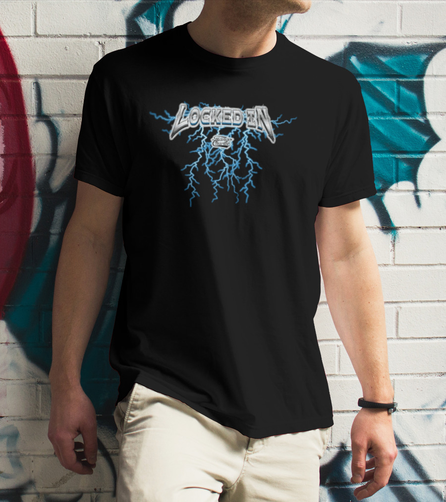 Locked In Lightning Tango Charlie Thunderbolt Burst T-Shirt