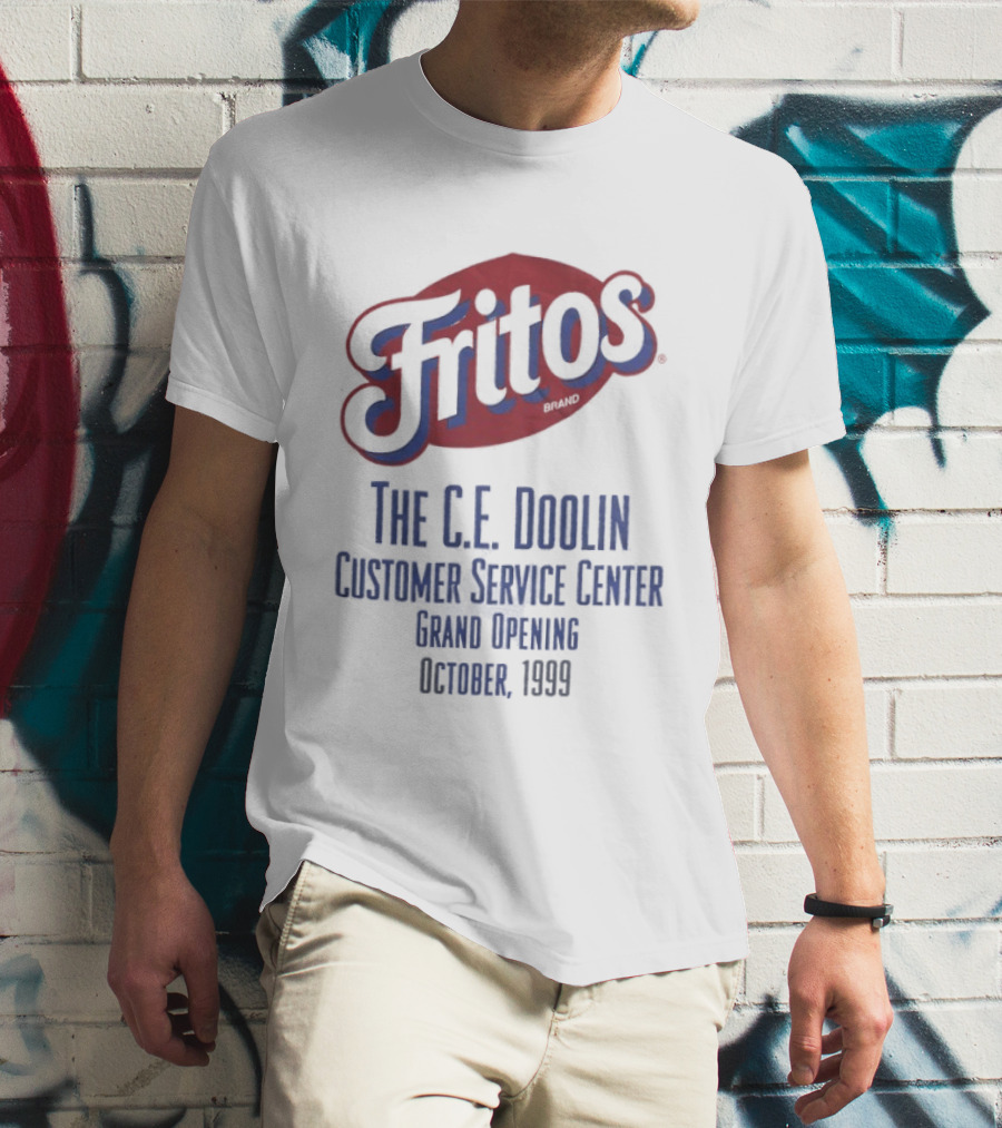 Fritos C.E. Doolin Customer Service Center Grand Opening October 1999 T-Shirt