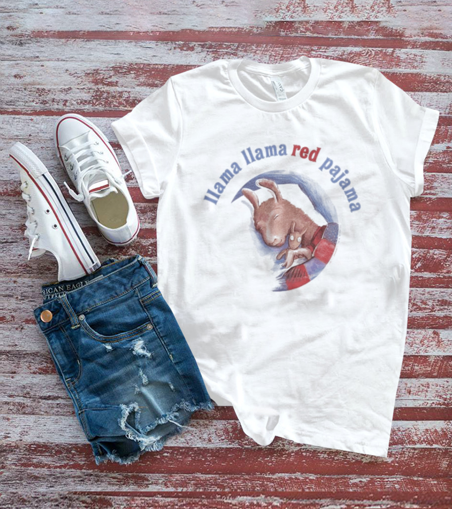 Llama Llama Red Pajama Classic Kids' Book Illustration Matching Bedtime Pajamas T-Shirt