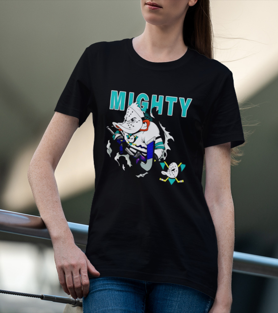 Anaheim Ducks Mighty Hockey Iconic Team T-Shirt