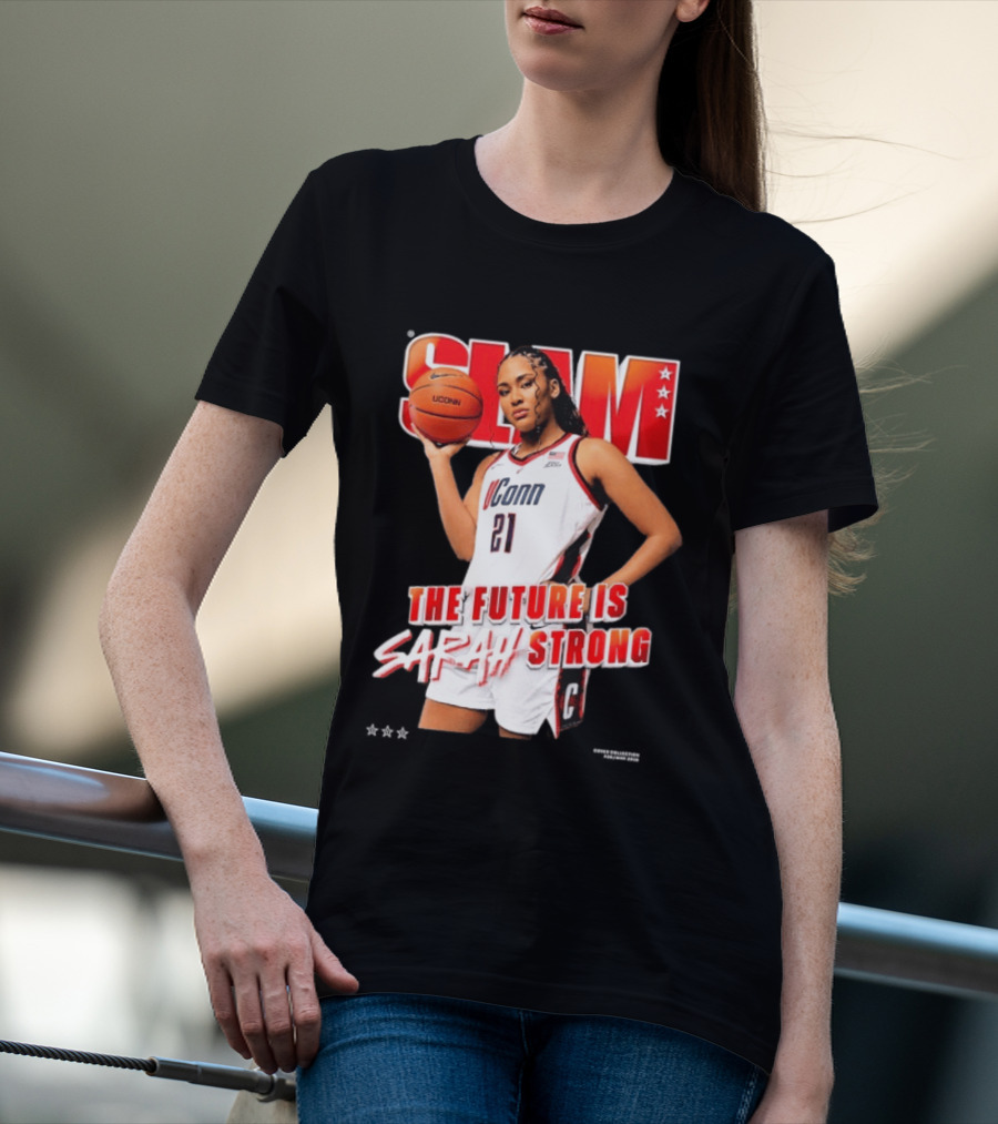 UConn Basketball Slam The Future Is Sarah Strong T-Shirt