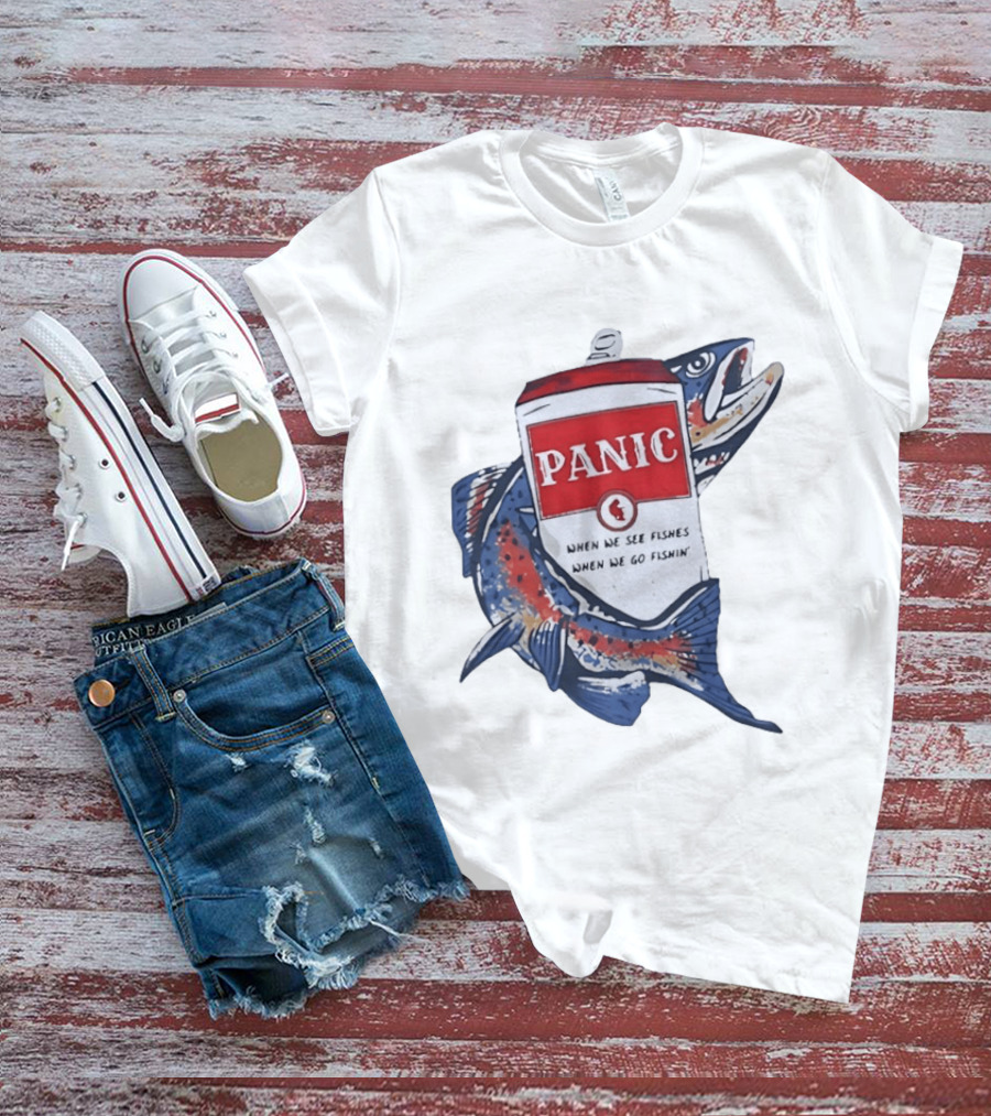 Widespread Panic When We See Fishes Go Fishin' WSMFP Fishing Lot T-Shirt