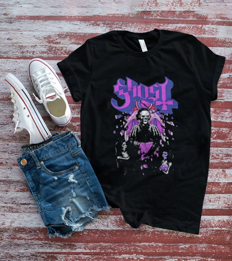 Ghost Reassembled Faith Tour Symbolic Skeleton T-Shirt