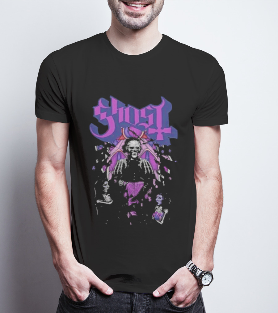 Ghost Reassembled Faith Tour Symbolic Skeleton T-Shirt