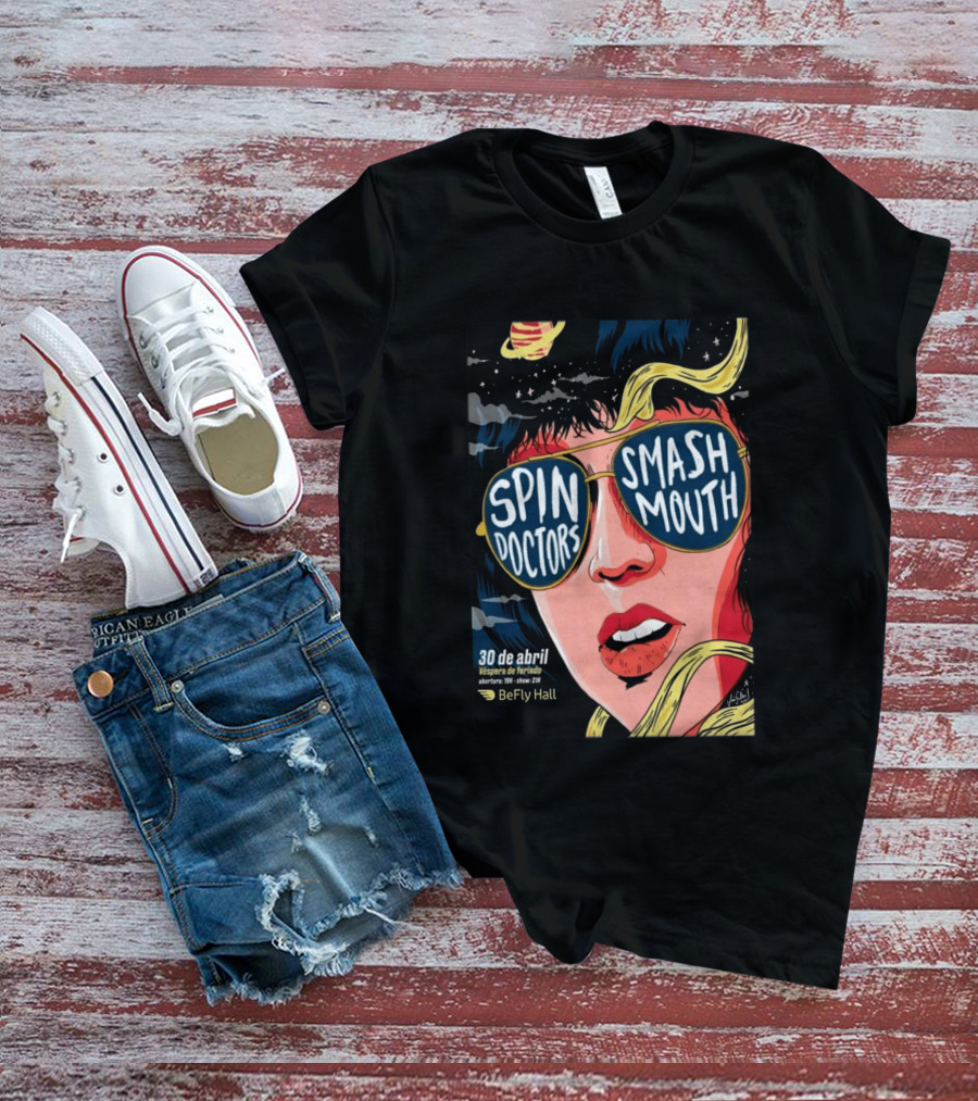 Spin Doctors Smash Mouth Concert 30 De Abril BeFly Hall 2026 Belo Horizonte Brazil T-Shirt
