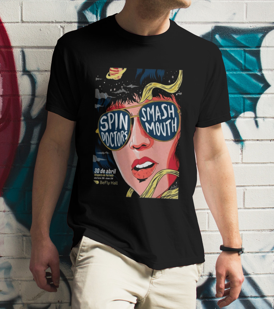 Spin Doctors Smash Mouth Concert 30 De Abril BeFly Hall 2026 Belo Horizonte Brazil T-Shirt