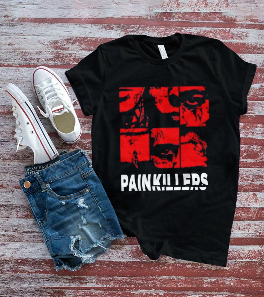 Yzo And Ptk Painkillers Eye Red Faces T-Shirt
