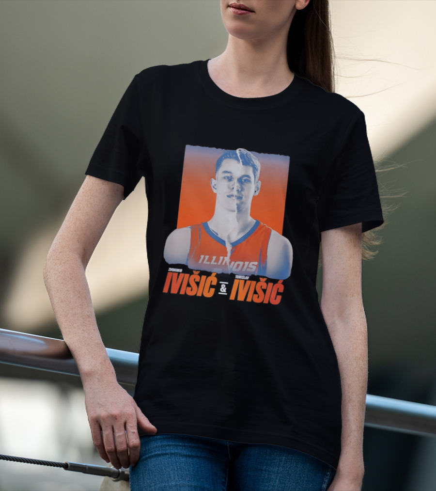 Illinois Fighting Illini Ivisic Basketball T-Shirt