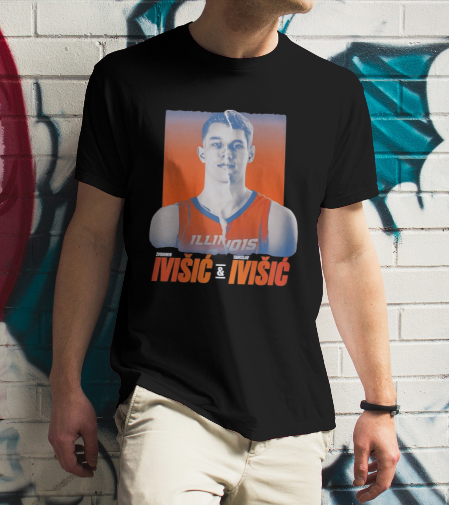 Illinois Fighting Illini Ivisic Basketball T-Shirt