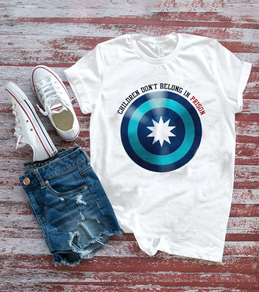 Children Don't Belong In Prison Minnesota Shield Abolish ICE T-Shirt