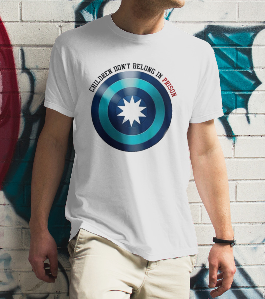 Children Don't Belong In Prison Minnesota Shield Abolish ICE T-Shirt