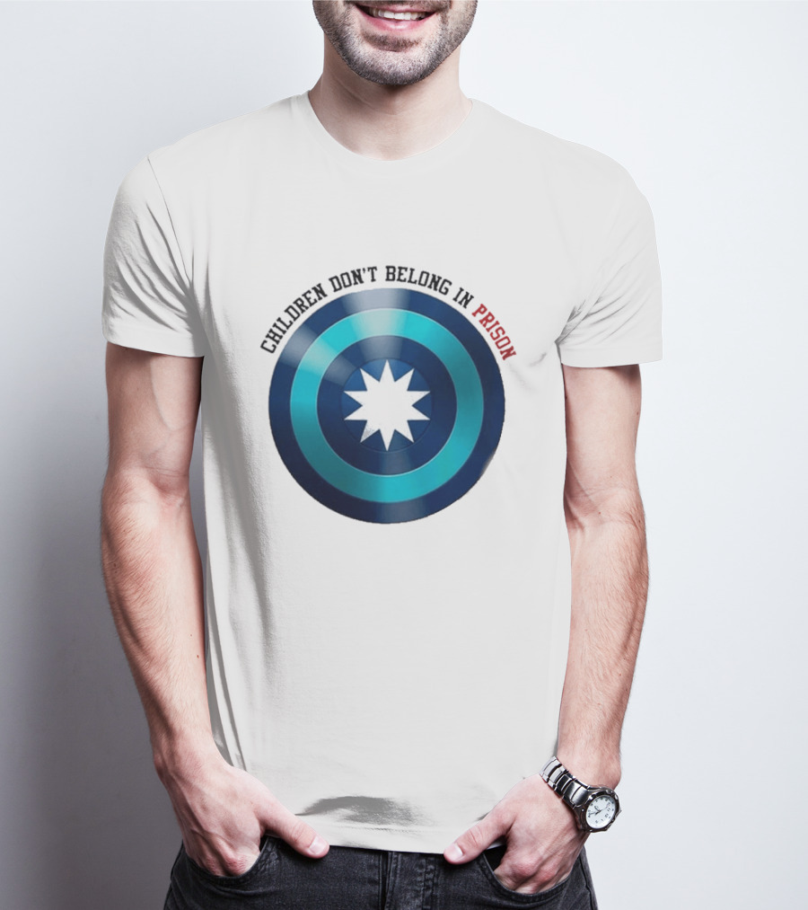 Children Don't Belong In Prison Minnesota Shield Abolish ICE T-Shirt
