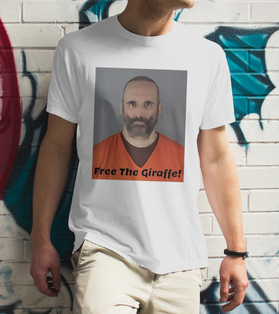 Robby Roadsteamer Shot Free The Giraffe T-Shirt