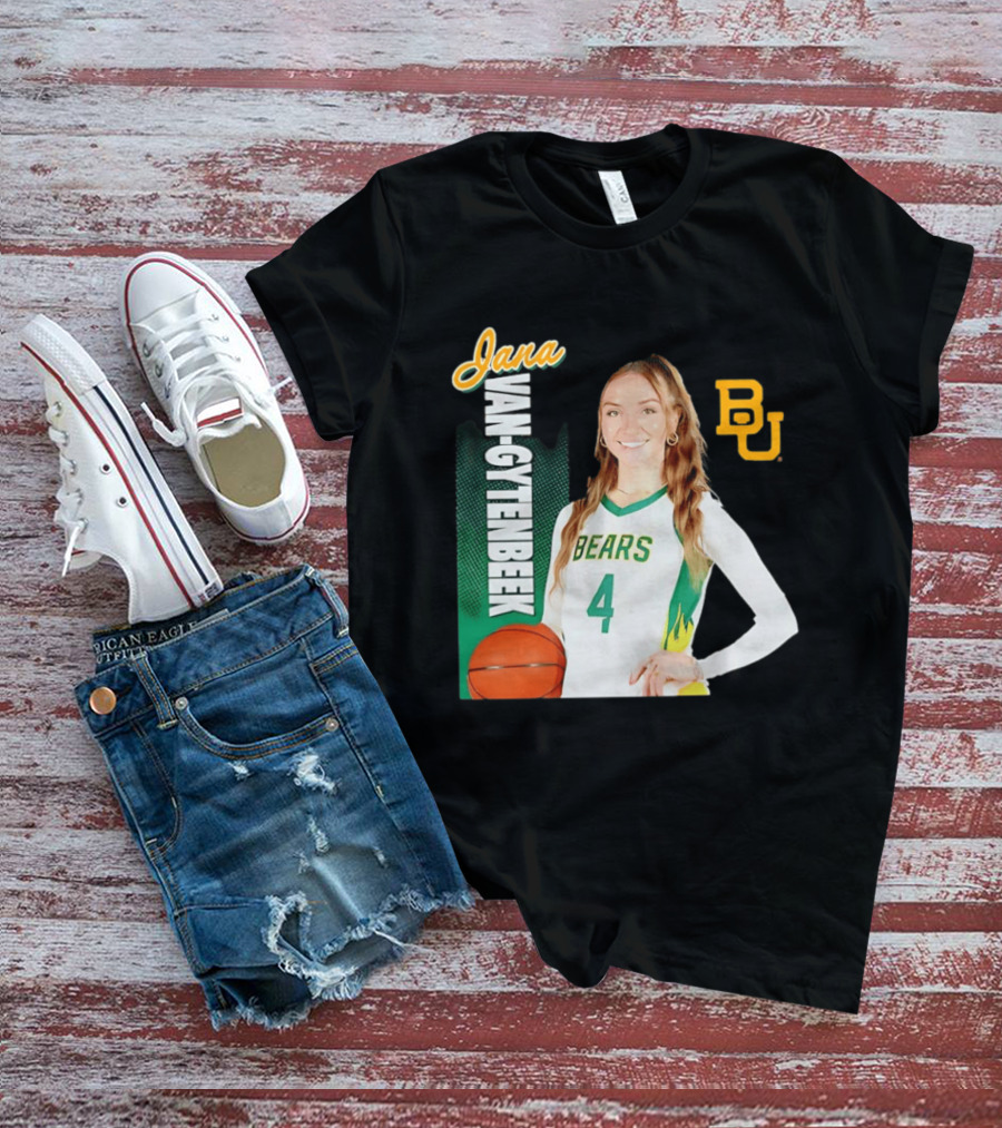 Jana Van Gytenbeek Baylor Bears NCAA Basketball BU T-Shirt