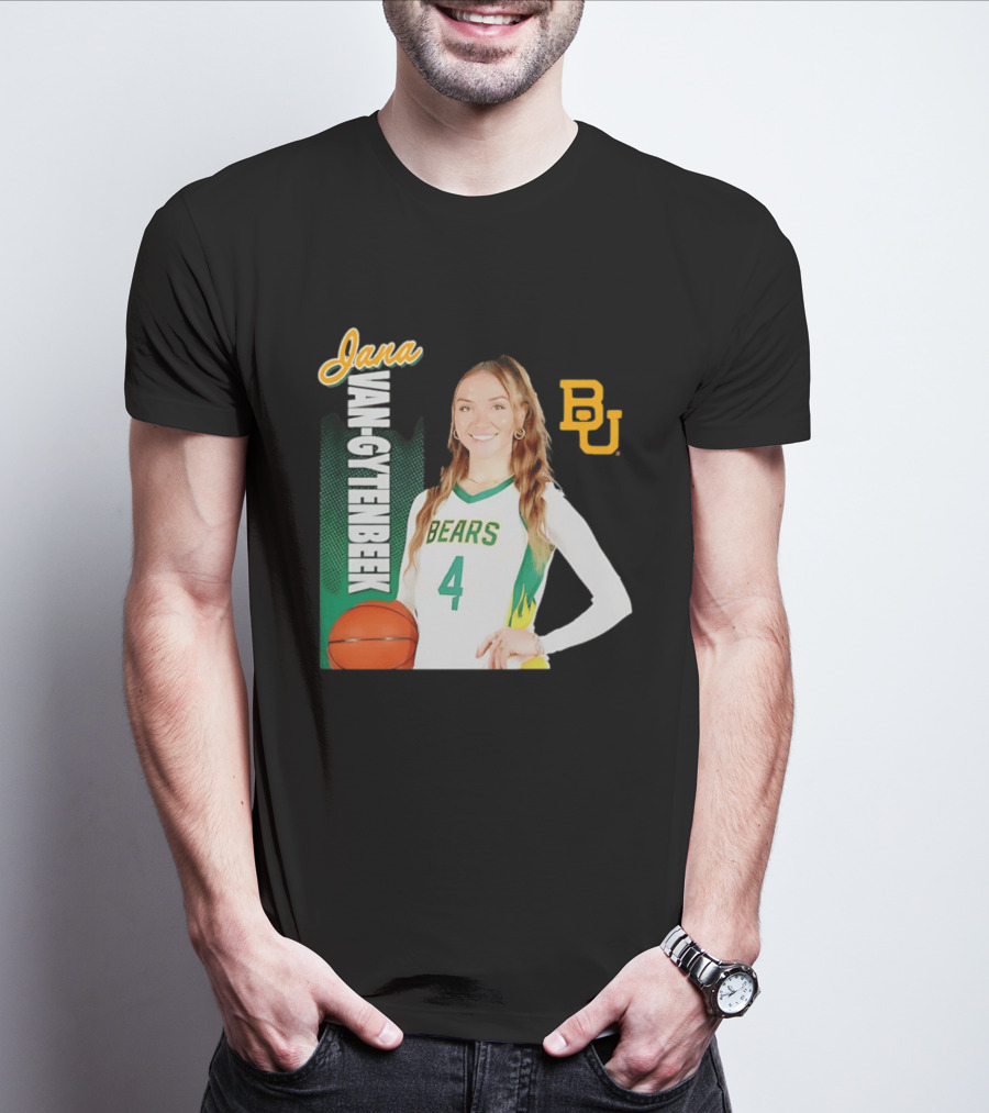 Jana Van Gytenbeek Baylor Bears NCAA Basketball BU T-Shirt