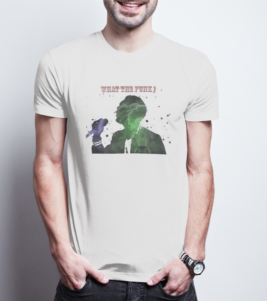 What The Funk Silhouette Microphone T-Shirt