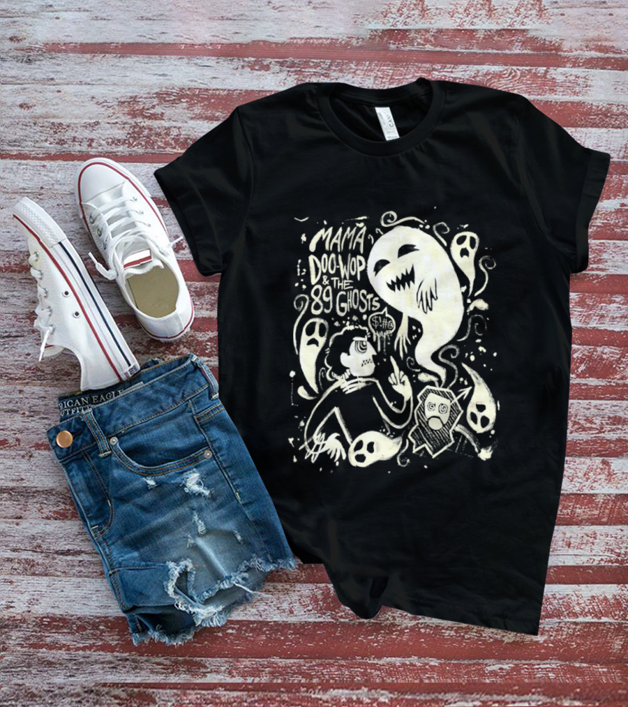 Mama Doo Wop And The 89 Ghosts Supernatural Illustrations T-Shirt