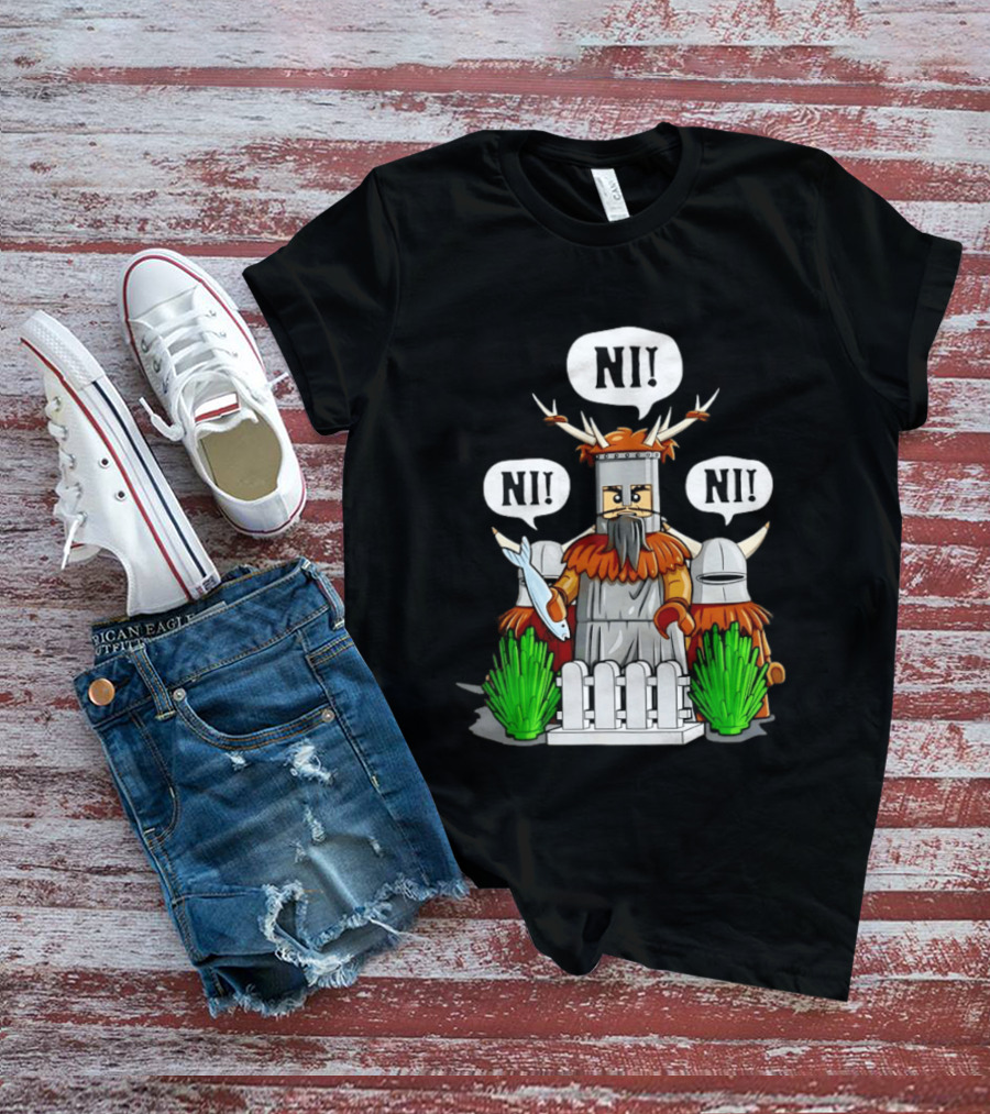 Viking Warrior Lego The Knights Of Ni NI! NI! NI! T-Shirt