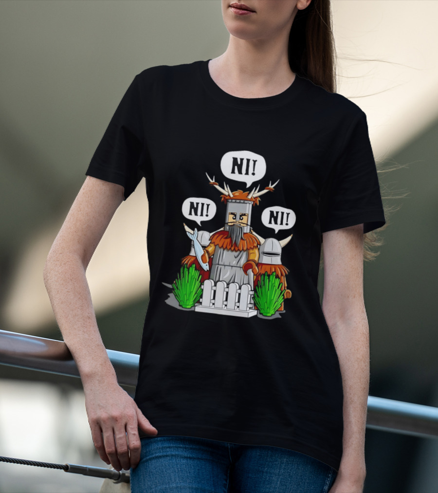 Viking Warrior Lego The Knights Of Ni NI! NI! NI! T-Shirt