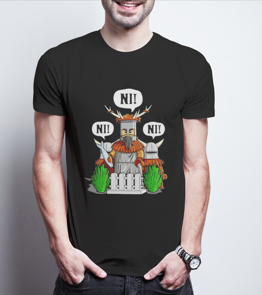 Viking Warrior Lego The Knights Of Ni NI! NI! NI! T-Shirt