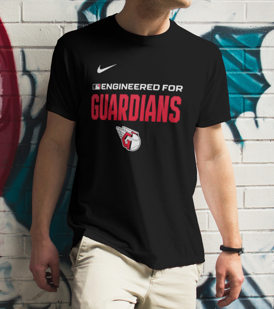 Engineered For Cleveland Guardians Nike MLB Team T-Shirt