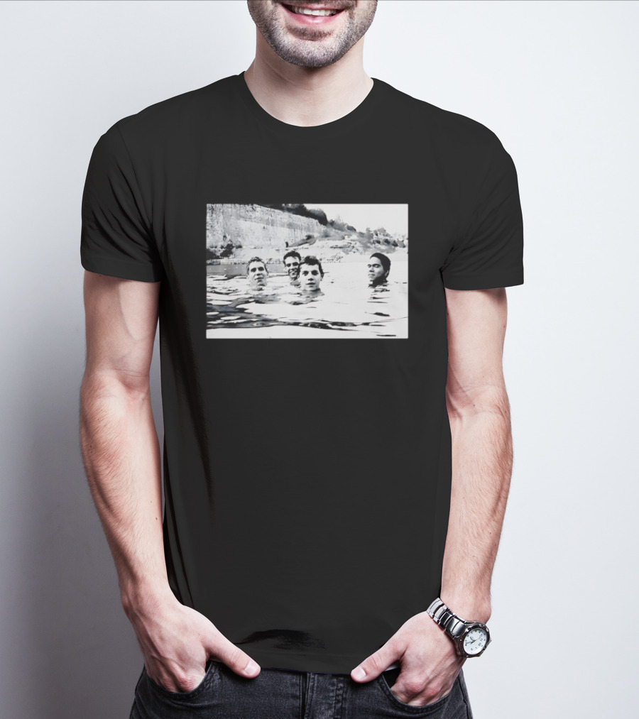 Slint Spiderland Album Cover Iconic Photo Black And White Band Image T-Shirt