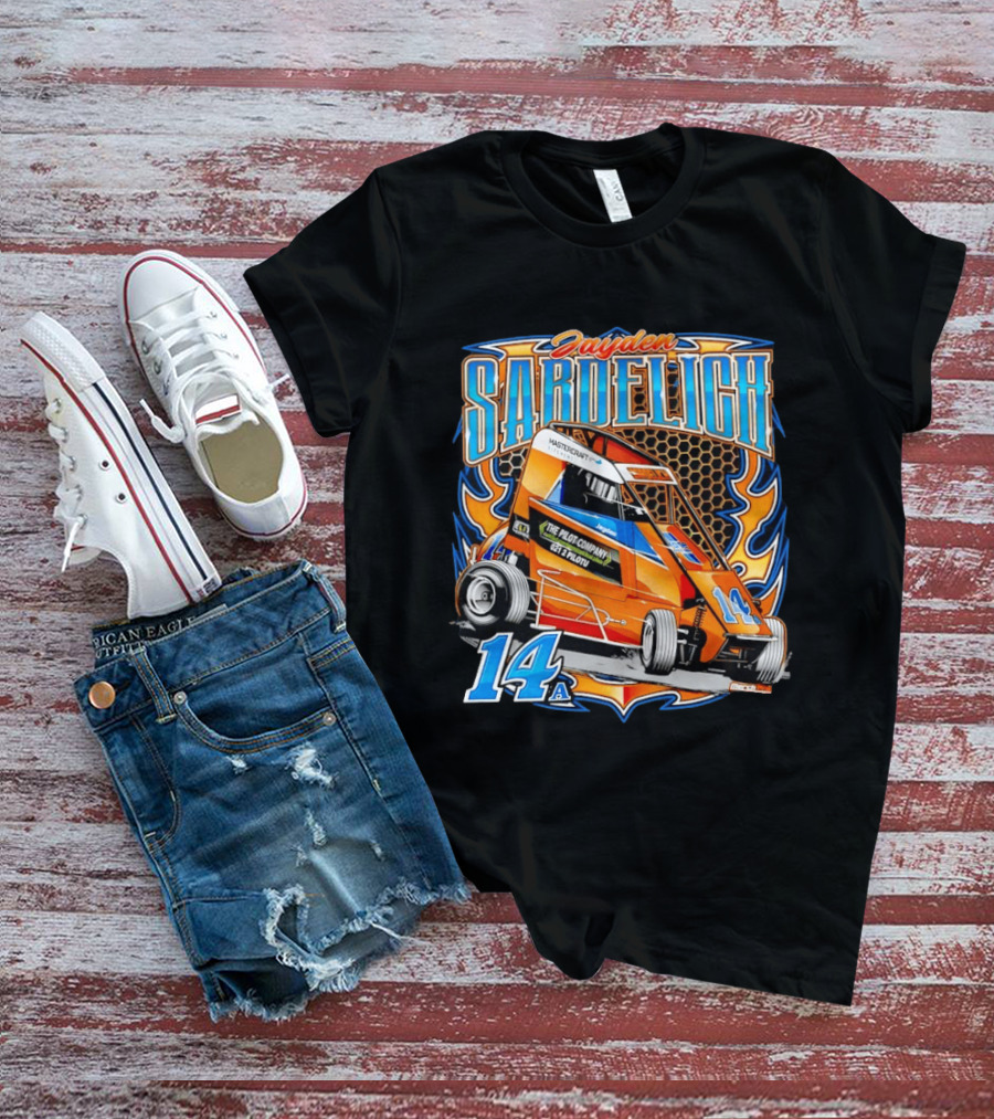 Jayden Sardelich The Pilot Company Mastercraft 14A Racing Sprint Car T-Shirt