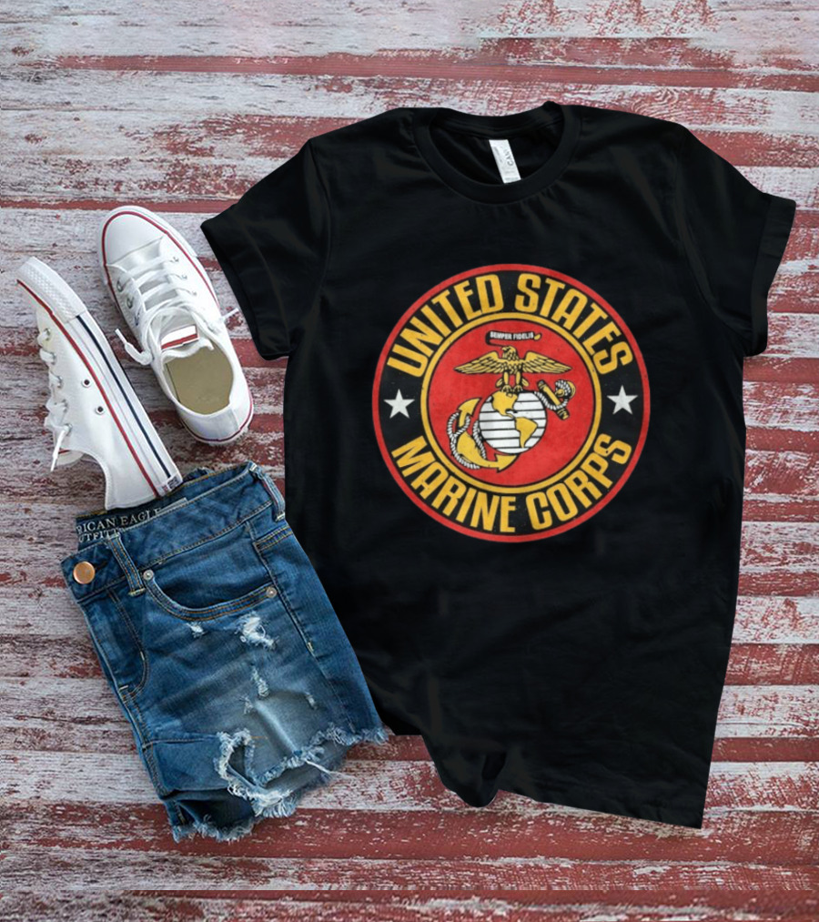United States Marine Corps Large Semper Fidelis Seal T-Shirt